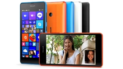 Microsoft prezintă Lumia 540, un nou telefon dual-SIM cu sistem Windows Phone şi ecran HD de 5˝