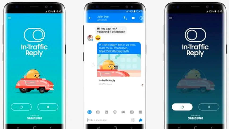 Samsung a lansat o aplicaţie care răspunde automat la apeluri şi mesaje în locul şoferilor