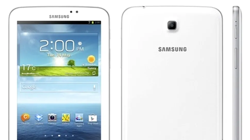 Samsung a anunţat Galaxy Tab 3 7.0, o tabletă Android 4.1 uşoară cu facilităţi opţionale de telefonie