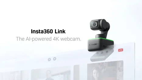 Insta360 Link este un webcam cu stabilizare gimbal și multe funcții utile în videoconferințe