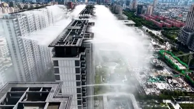 China folosește o tehnologie bazată pe vapori de apă pentru a reduce cu 8 grade căldura urbană