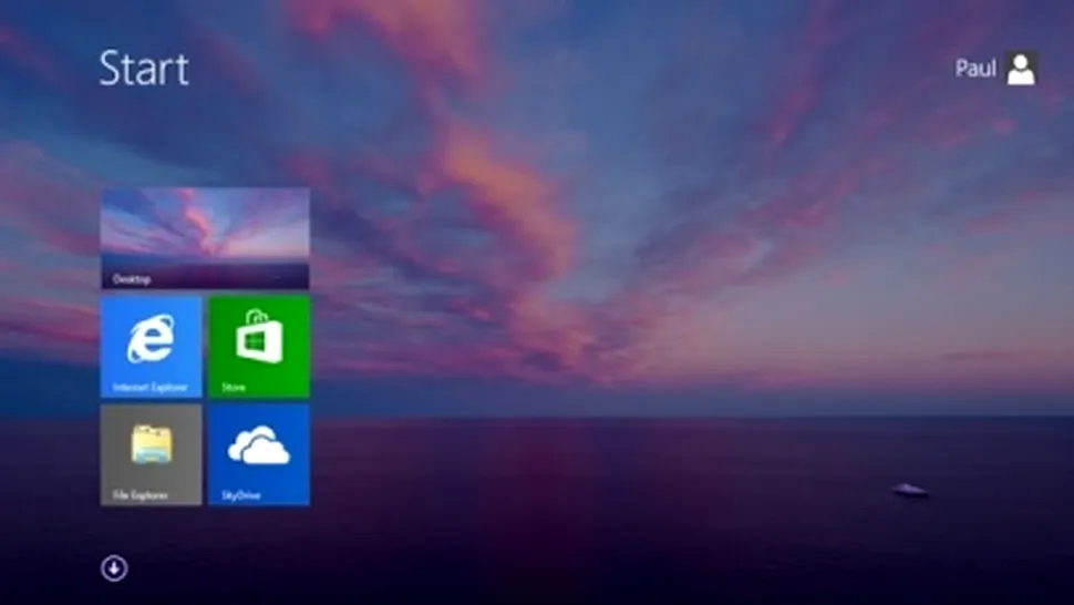 Windows 8.1 readuce butonul Start, dar nu şi Start Menu