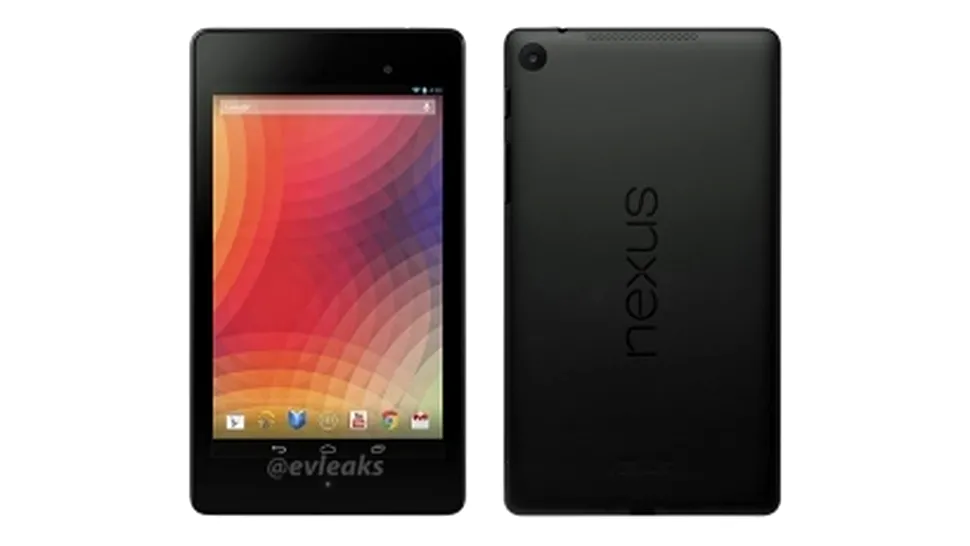 Noua tabletă Nexus 7, surprinsă într-o primă imagine oficială