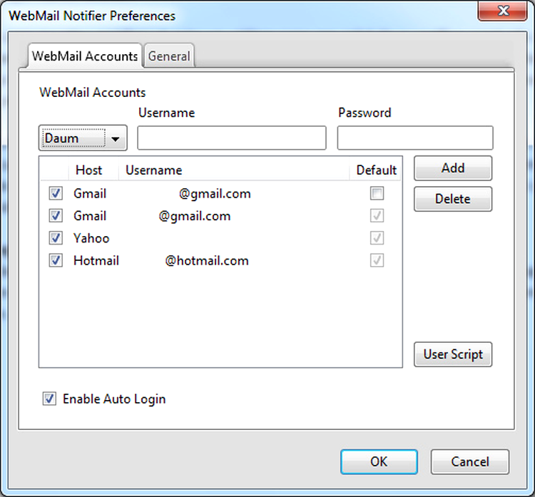 WebMail Notifier 