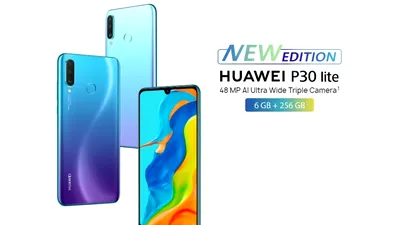 Huawei P30 Lite New Edition: primul telefon Huawei din 2020 cu aplicaţii Google pre-instalate