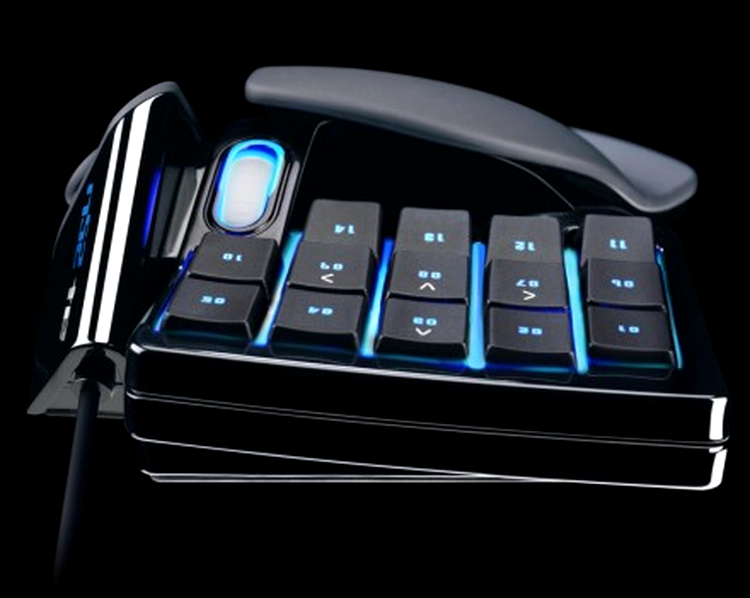 Belkin n52te - tastele si rotita de scroll sunt iluminate
