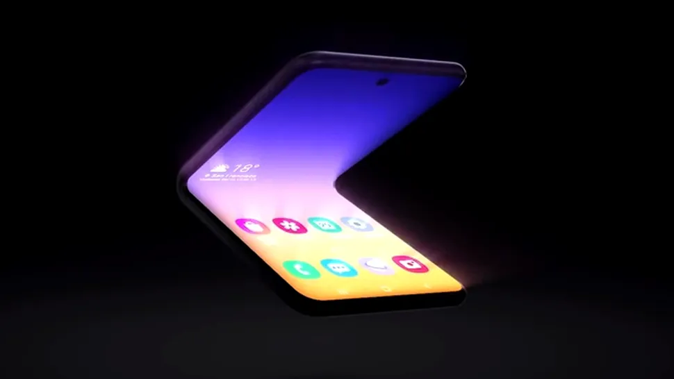 Samsung prezintă primul concept al următorului Galaxy Fold: un telefon pliabil cu clapetă