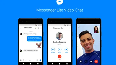 Messenger Lite primeşte funcţia de apeluri video