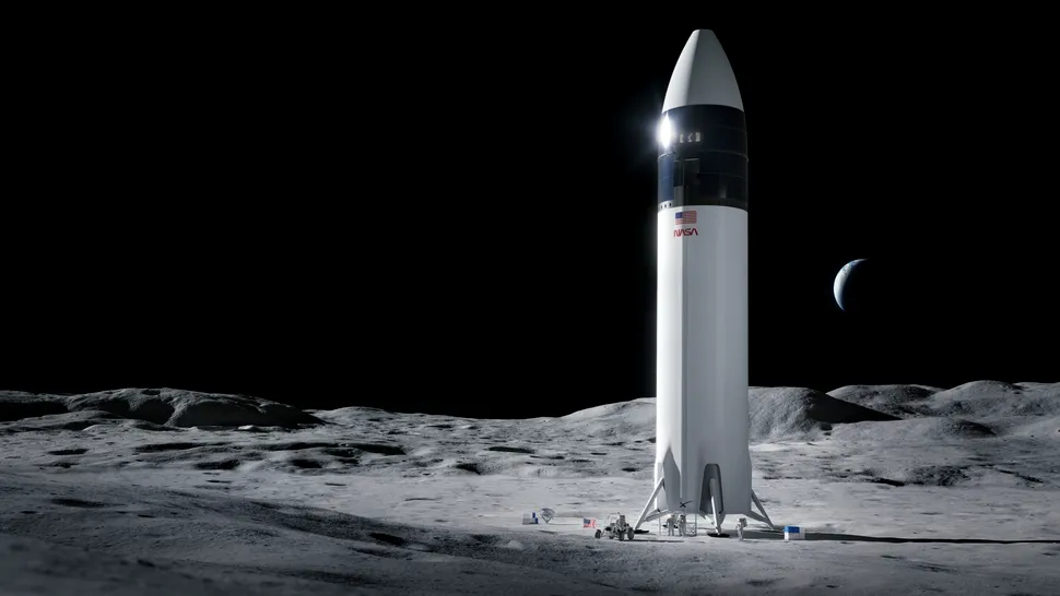 SpaceX a câștigat un contract NASA pentru a trimite oameni pe Lună