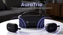 AuraTrio, boxa Portronics cu două unități satelit detașabile și tehnologie Auracast