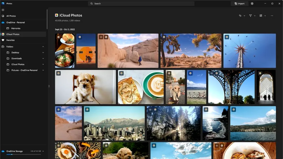 Microsoft oferă integrare iCloud Photos prin aplicația Photos din Windows 11
