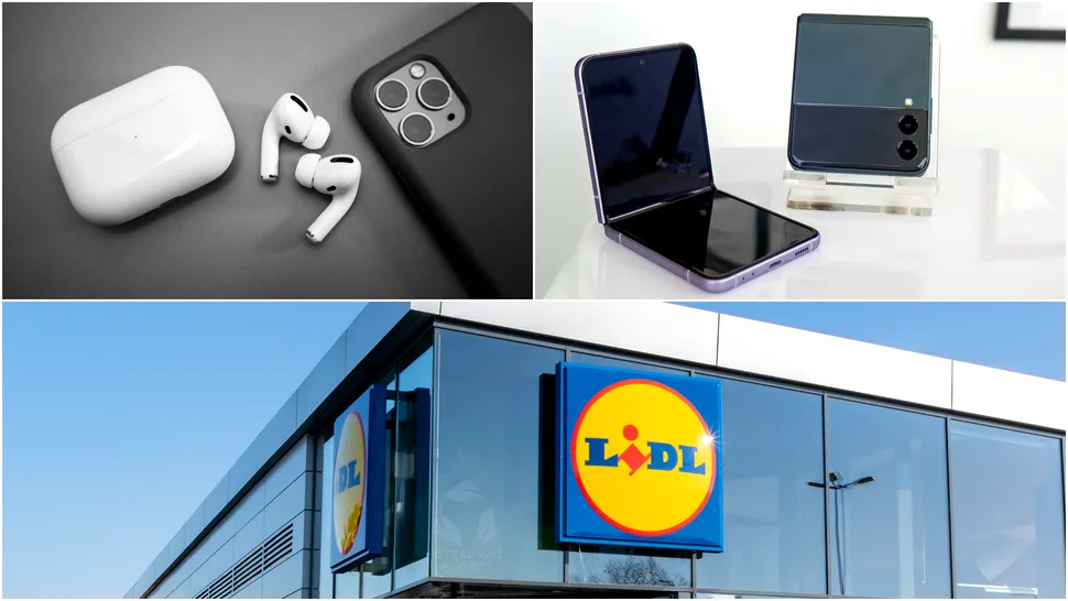 Concurs Lidl cu premii atractive - telefoane pliabile și căști wireless. Cum poți participa