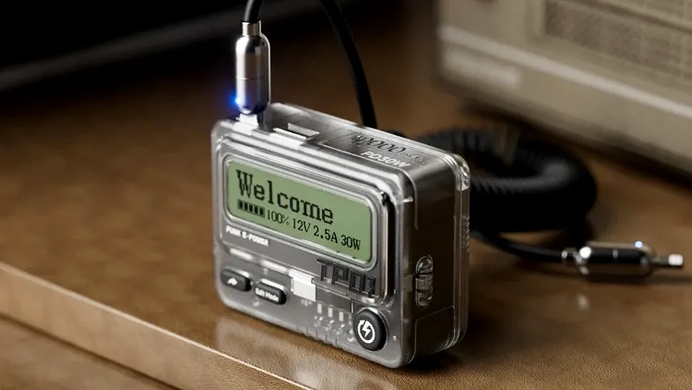 O firmă a lansat Retro Beeper, o baterie externă inspirată de pagerele din anii ’90, capabilă să transmită mesaje radio