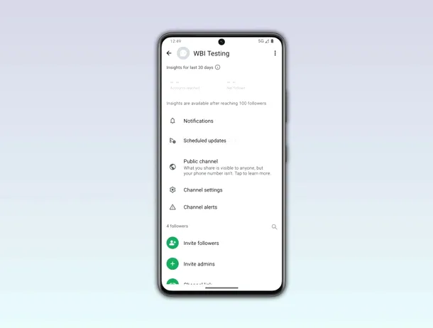WhatsApp pregătește o funcție pentru programarea actualizărilor în canale