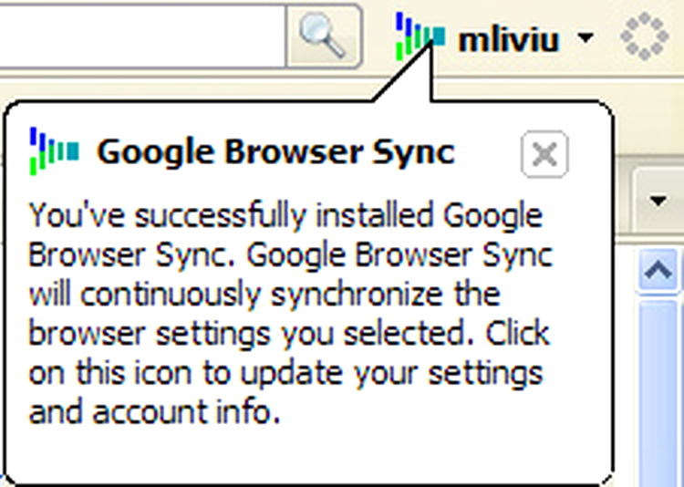 Google Browser Sync