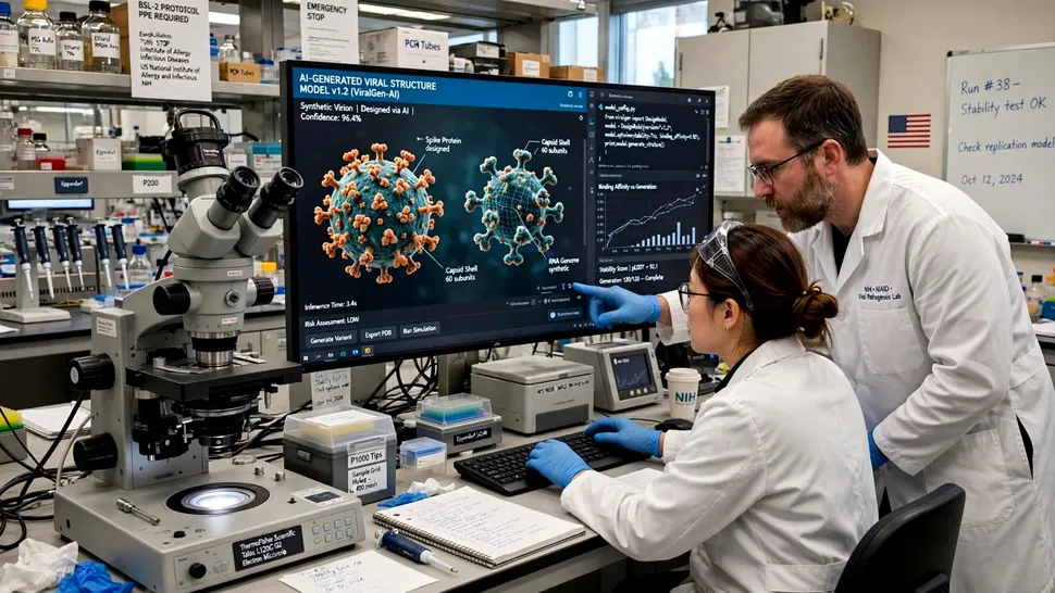 Inteligența artificială a creat un virus nou care nu există în natură. Cercetătorii avertizează asupra riscurilor