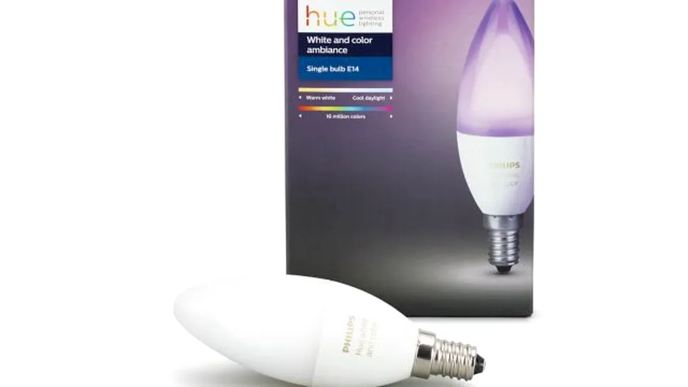 Philips Lighting a lansat becul inteligent în formă de lumânare Philips Hue Candle 