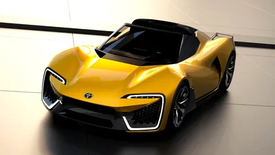 Toyota a prezentat un concept de mașină electrică cu schimbător manual de „viteze” și sunete false de motor