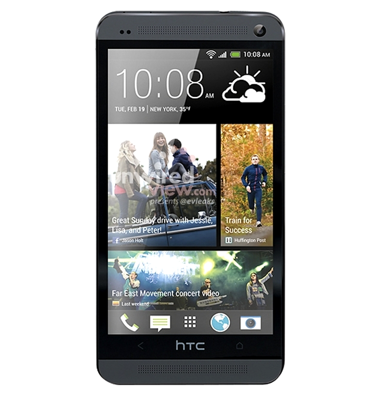 HTC One cu carcasă neagră - imagine oficială