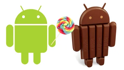 Lollipop VS KitKat - cum arată peisajul Android la final de an 2015