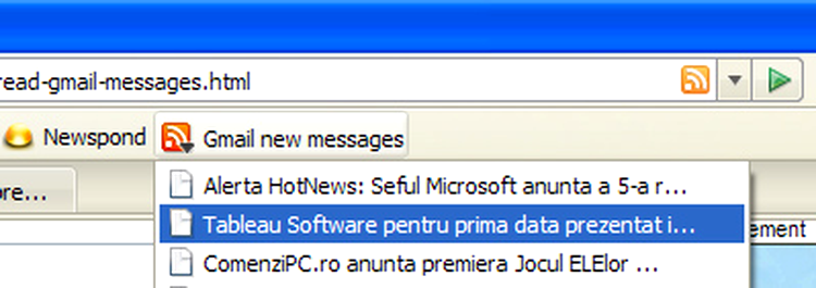 Gmail RSS Firefox