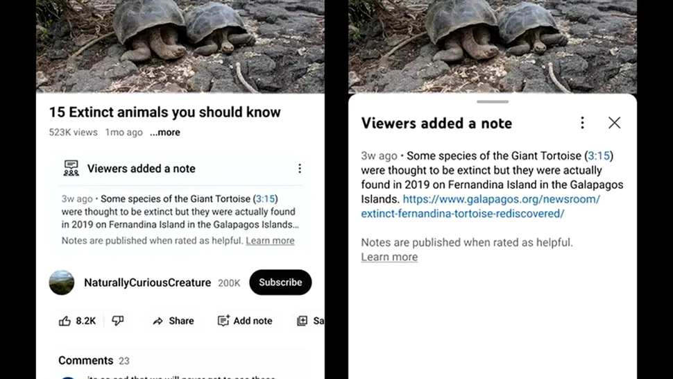 YouTube testează noi modalități de a le oferi utilizatorilor mai mult context și informații despre videoclipuri