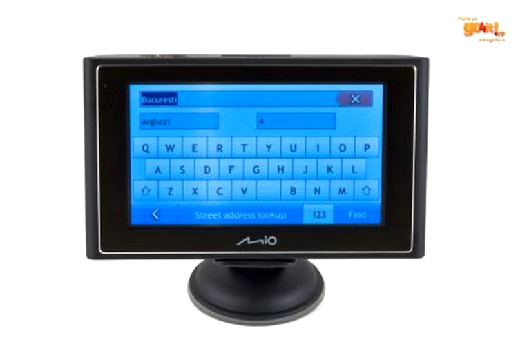 Mio Moov 360 – tastatura de pe ecran