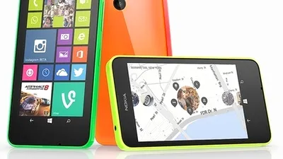 Nokia Lumia 630 şi Lumia 635: ecrane de 4,5