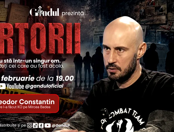 Motociclistul care l-a făcut knock-out pe Mircea Badea vine în platoul MARTORII – Duminică, 8 februarie, de la ora 19:00