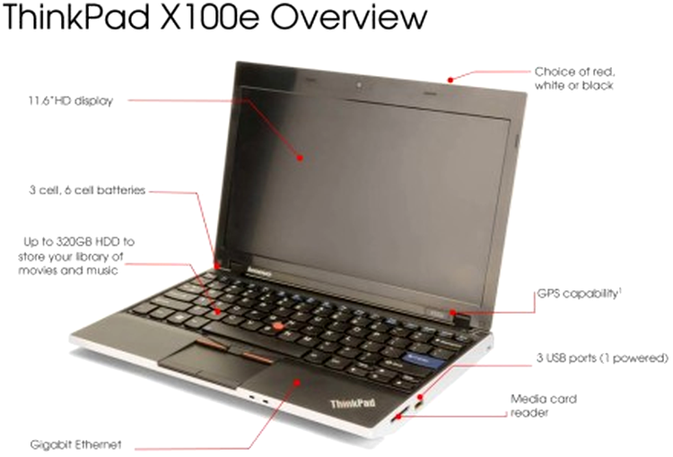 Lenovo ThinkPad X100 - cel mai mic şi cel mai ieftin