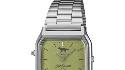 Casio lansează un ceas popular în ediție limitată dedicat Café Kitsuné, inspirat de cultura ceaiului matcha