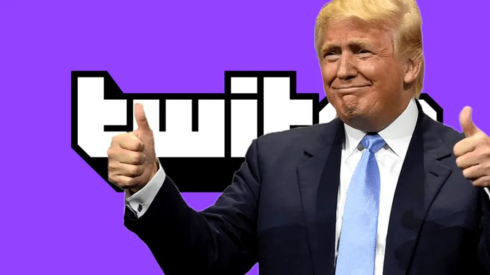 Donald Trump se întoarce pe platforma de streaming de jocuri video Twitch