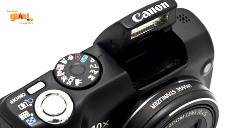 Canon PowerShot SX120 IS - blitzul rabatabil manual