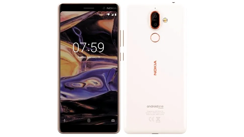 Nokia 7+ apare în imagini cu ecran 18:9 şi Android One. Nokia 1 va fi noul model de bază al HMD