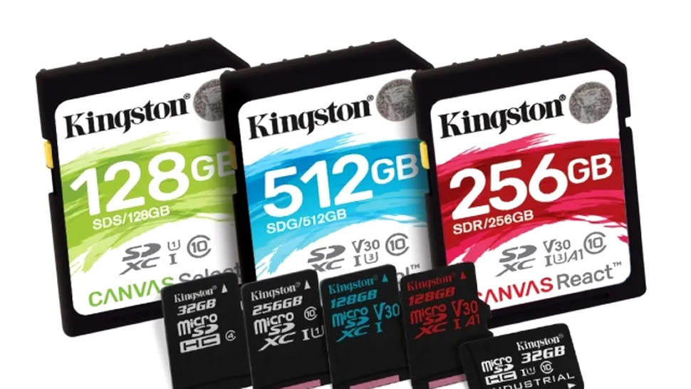 Kingston Digital lansează cardurile de memorie flash Canvas, cu viteze de până la 80MB/s la citire