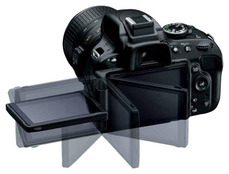 Nikon D5100 - ecranul rabatabil de 3"