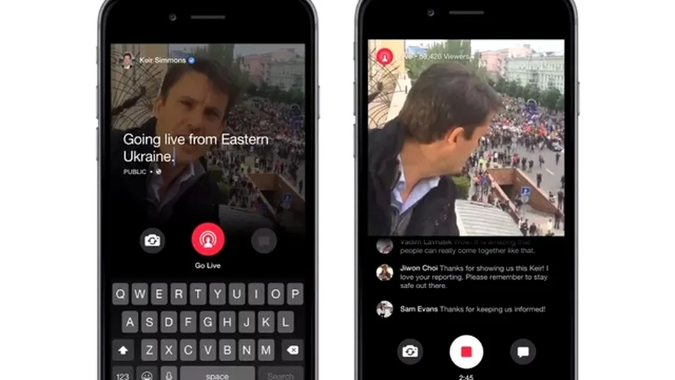 Facebook Mentions oferă acum transmisii live pentru toţi utilizatorii verificaţi