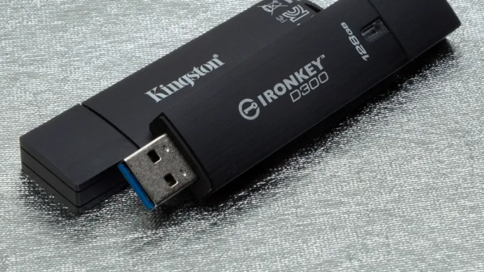 Kingston a lansat noi stick-uri USB securizate: IronKey D300 şi IronKey D300 Managed
