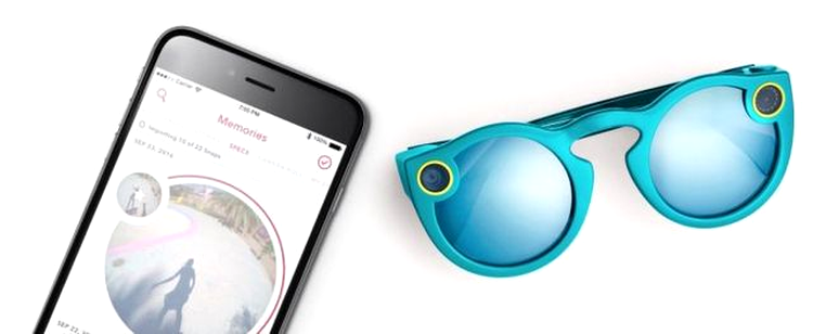 Filmările vor fi descărcate de pe Spectacles în aplicaţia Snapchat