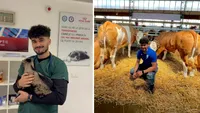 Medicul veterinar care și-a clădit succesul prin iubirea pentru animale. Lecția de viață oferită de Dalin la 26 de ani: a ales munca grea în locul confortului