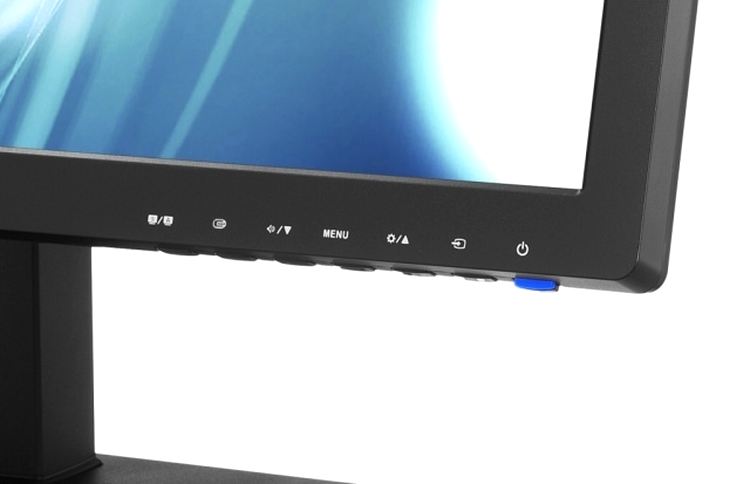 Asus PB278Q - amplasarea butoanelor