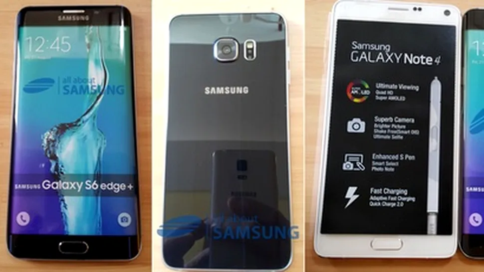Primele imagini cu Samsung Galaxy S6 edge+