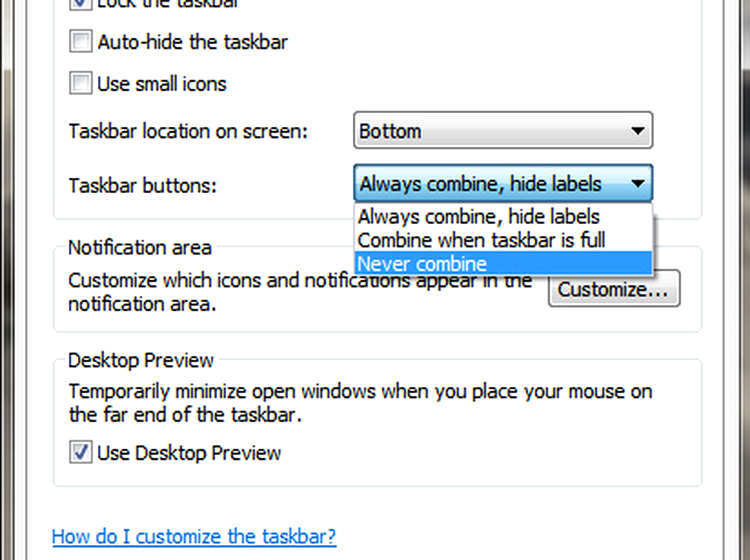 Windows 7 - noul taskbar