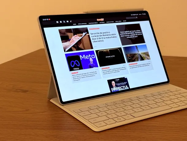 Review | Huawei MatePad Air: Tableta subțire axată pe productivitate și studiu, care vine cu autonomie mare