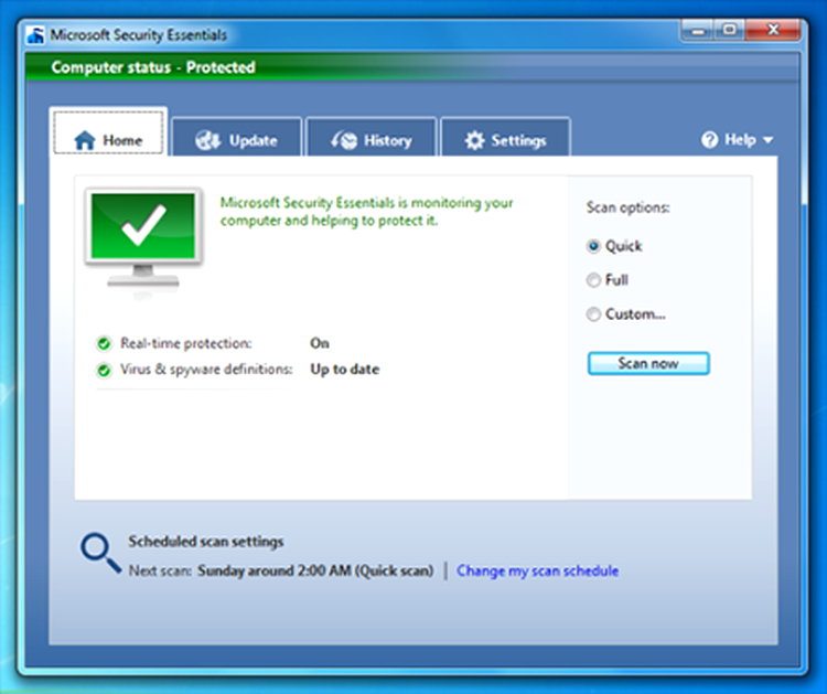 Microsoft Security Essentials