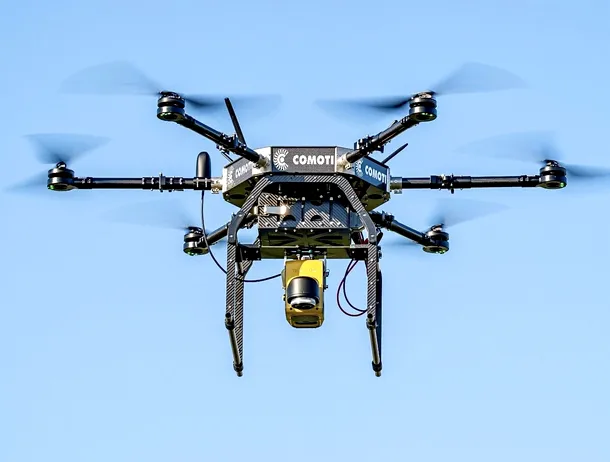 Dronele care monitorizează Dunărea. Proiect româno-bulgar de 733.294 euro pentru controlul poluării în timp real