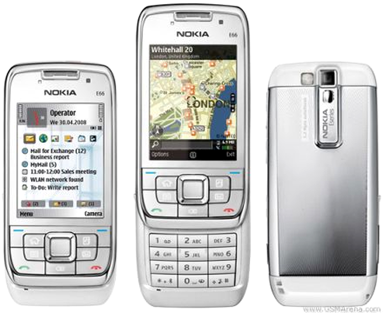 Nokia E66 - slider business