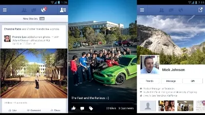 Aplicaţia Facebook pentru Android primeşte un spor de viteză şi funcţii noi