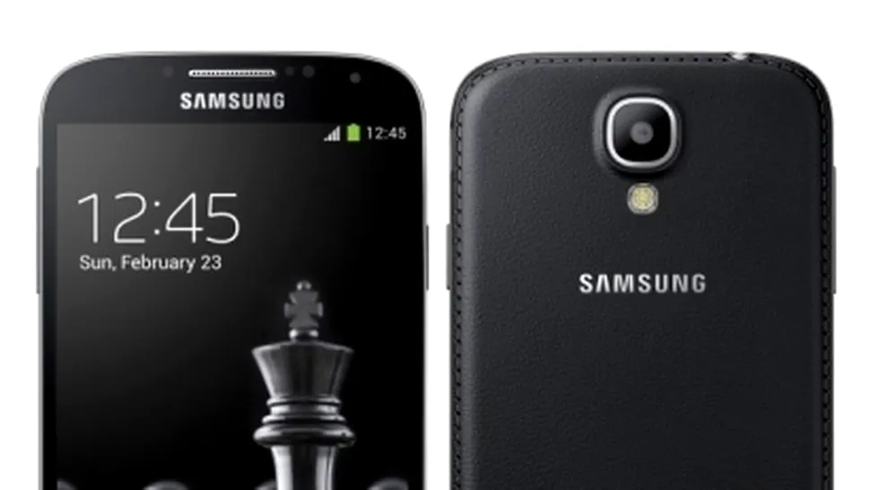 Carcasă din piele artificială pentru Samsung Galaxy S4 şi S4 mini (update)