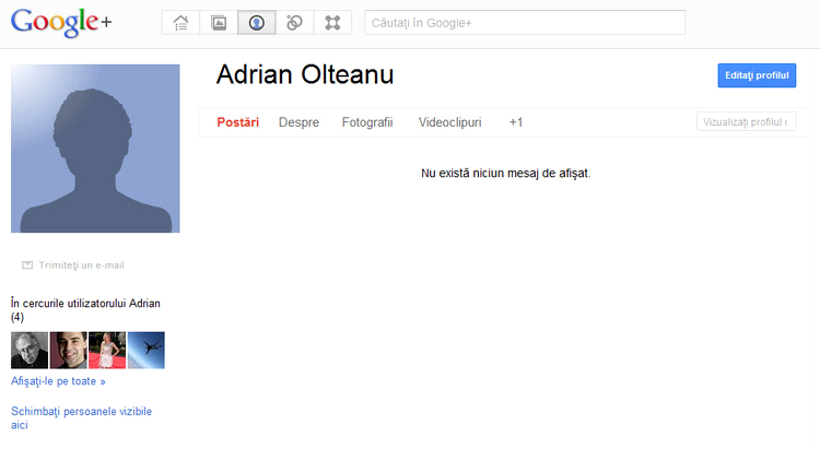 Google+ profile